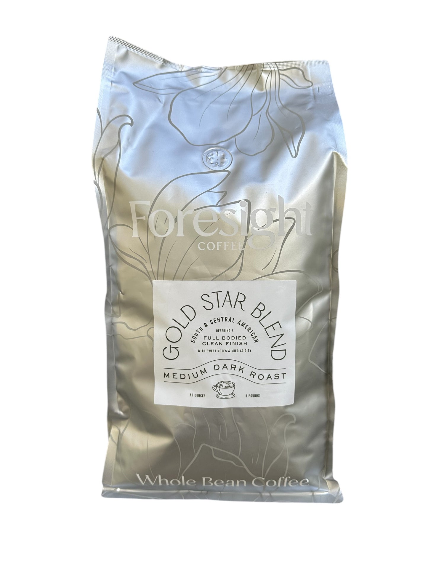 Gold Star Blend Whole Bean Coffee 5 lb